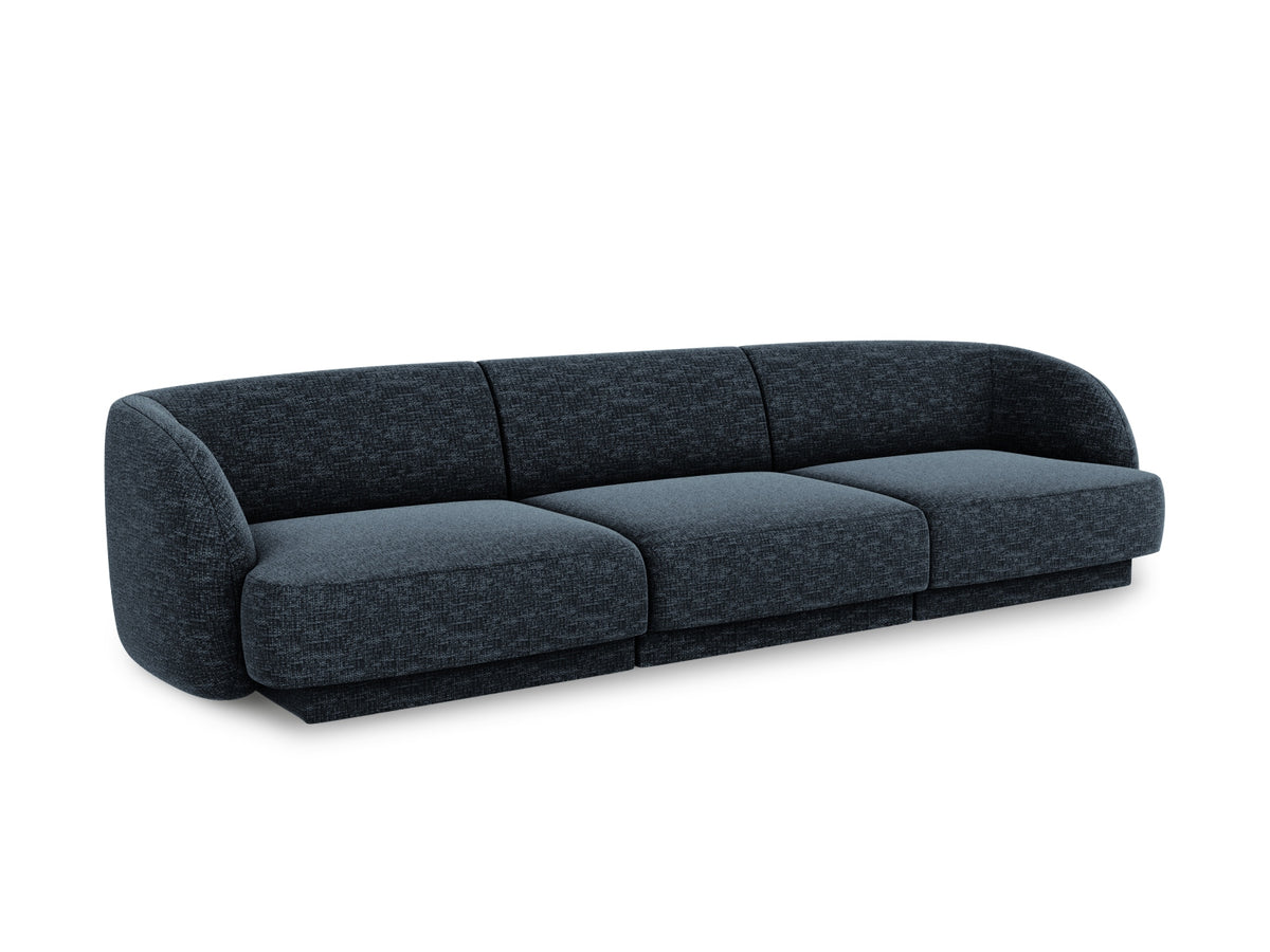 Miley Sofa 3 Sitzer in Royal Blue-Haga präsentiert im Onlineshop von KAQTU Design AG. 3er Sofa ist von Micadoni