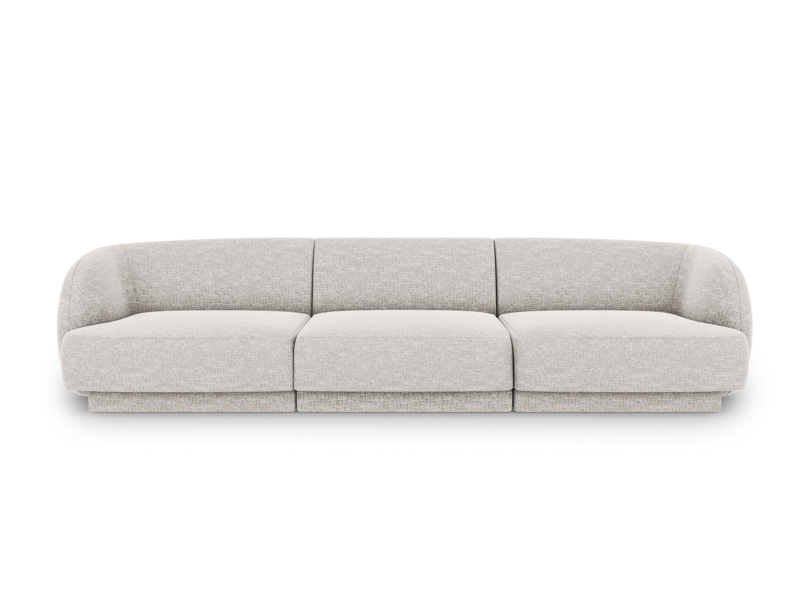 Miley Sofa 3 Sitzer in Light Grey präsentiert im Onlineshop von KAQTU Design AG. 3er Sofa ist von Micadoni