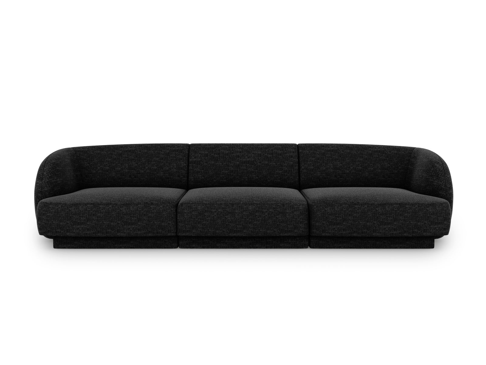 Miley Sofa 3 Sitzer in Black-Haga präsentiert im Onlineshop von KAQTU Design AG. 3er Sofa ist von Micadoni
