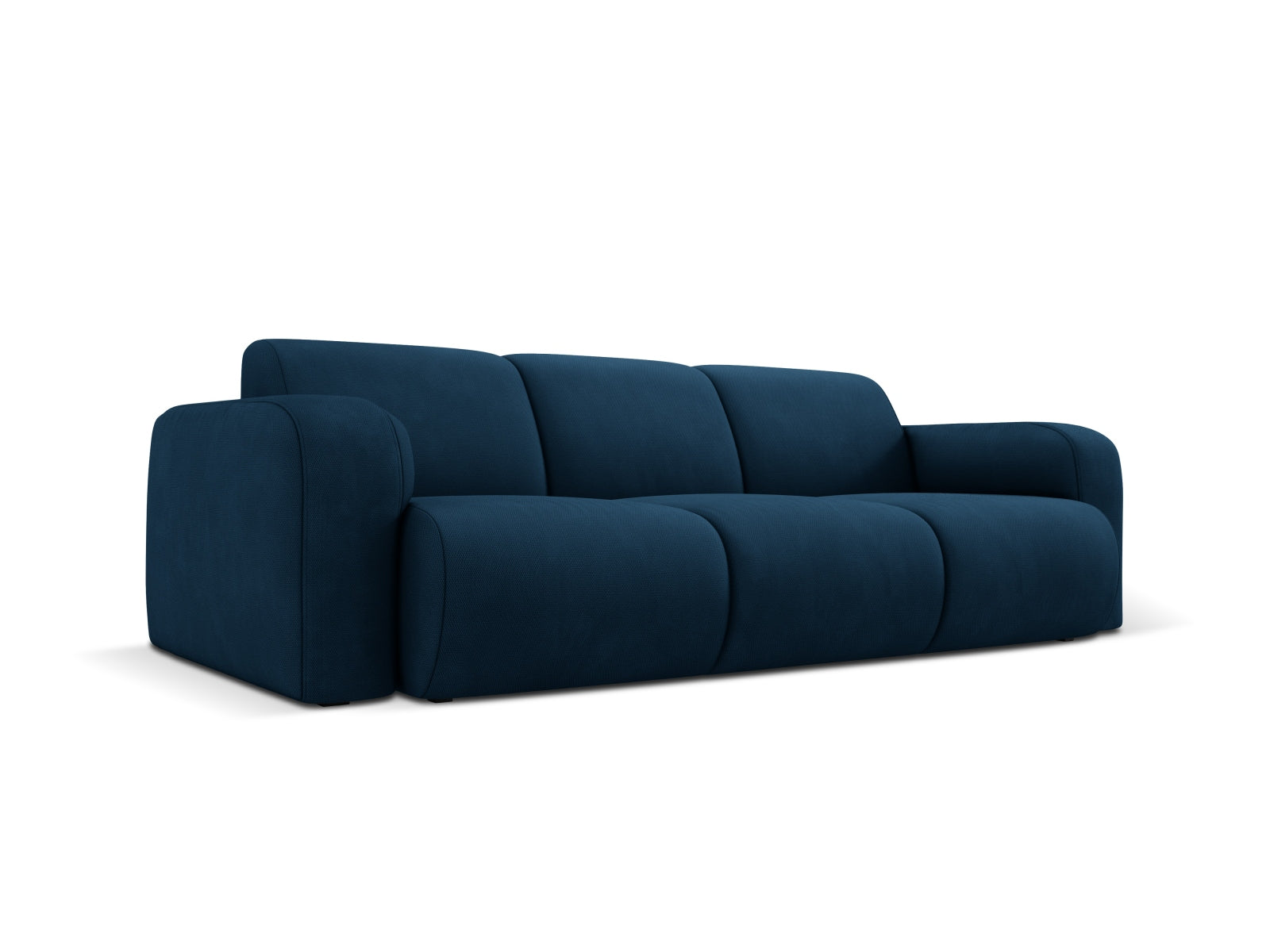 Elegantes 3-Sitzer Sofa Molino in Royal Blue von Micadoni, ideal für stilvolle Wohnräume und gemütliche Abende.