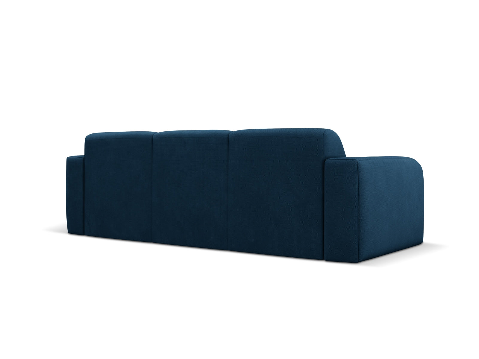 Modernes 3-Sitzer Sofa Molino in Royalblau von Micadoni, perfekt für einladende Wohnzimmer und entspannte Stunden.