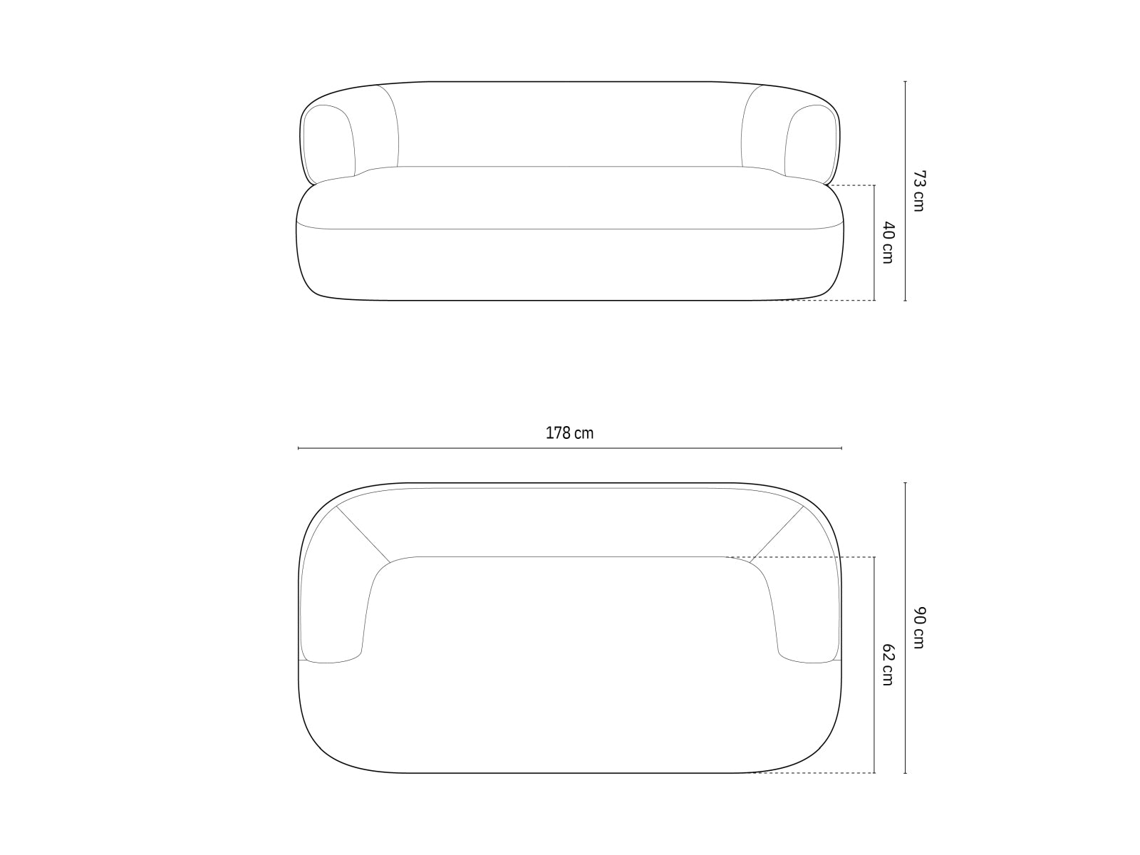 Das Jenny Sofa 3 Sitzer von Micadoni bietet elegantes Design und hohen Sitzkomfort. Perfekt für jedes Zuhause und vielseitig einsetzbar.