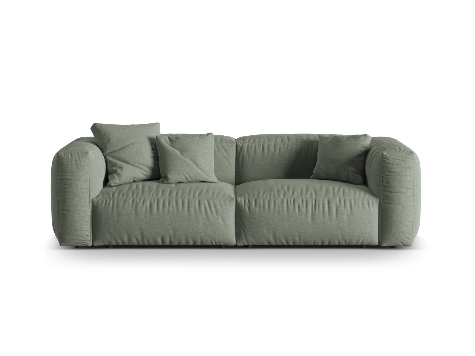 Martina Modulares Sofa 3 Sitzer in Moss Green präsentiert im Onlineshop von KAQTU Design AG. 3er Sofa ist von Micadoni