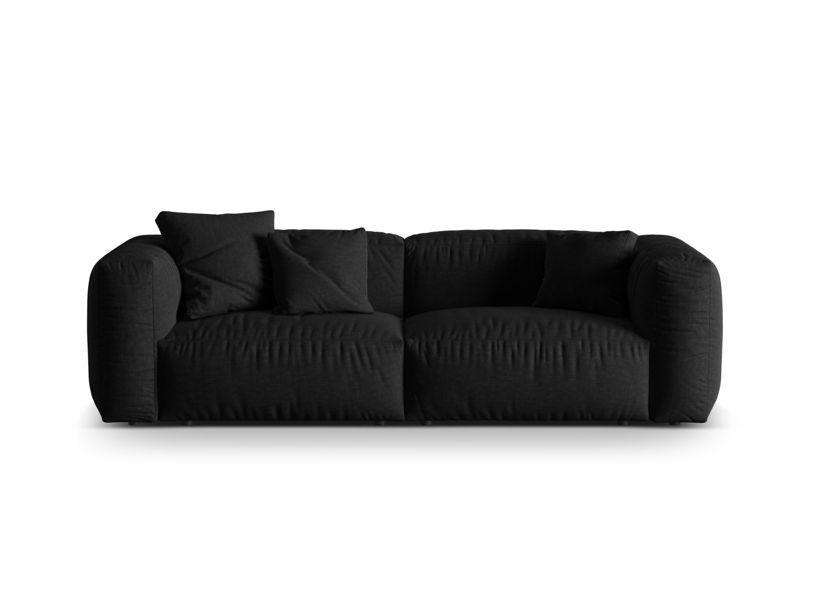 Martina Modulares Sofa 3 Sitzer in Black präsentiert im Onlineshop von KAQTU Design AG. 3er Sofa ist von Micadoni