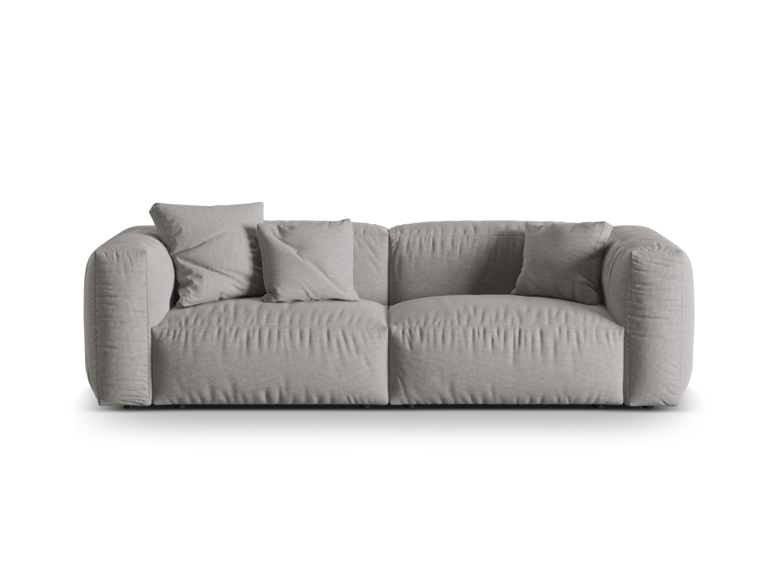 Martina Modulares Sofa 3 Sitzer in Light Grey präsentiert im Onlineshop von KAQTU Design AG. 3er Sofa ist von Micadoni