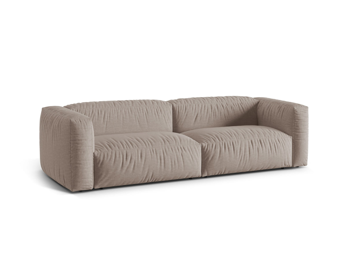 Martina Modulares Sofa 3 Sitzer in Dark Beige-Boston präsentiert im Onlineshop von KAQTU Design AG. 3er Sofa ist von Micadoni