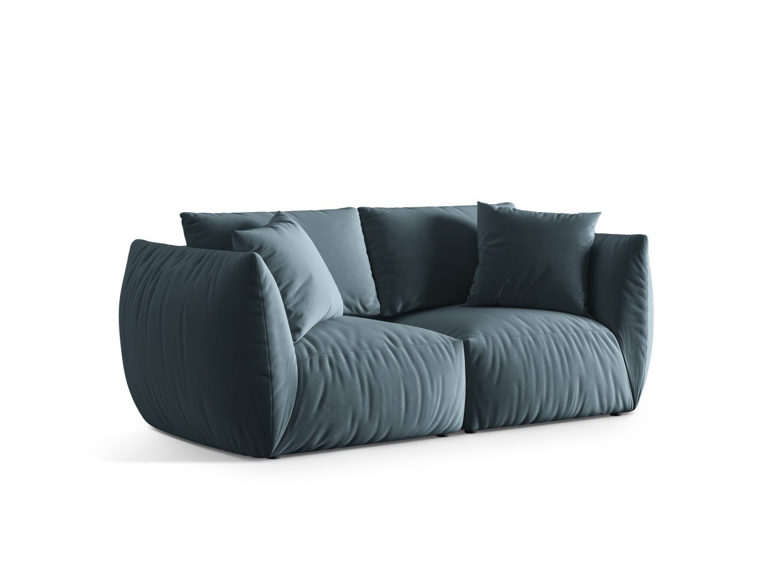 Erleben Sie das stilvolle Chris Velour Modular Sofa 3-Sitzer von Micadoni – perfekt für modernes Wohnen und ultimativen Komfort!