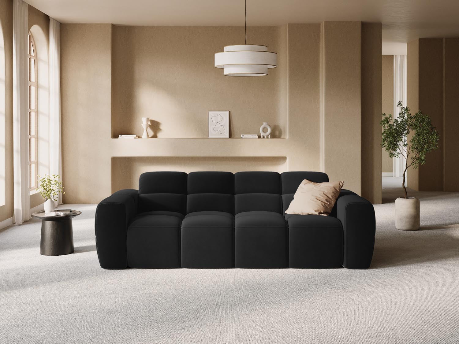 Entdecken Sie das Lisa Velour Sofa 3 Sitzer von Micadoni – elegantes Design, erstklassiger Komfort und perfekte Unterstützung für Ihr Zuhause.