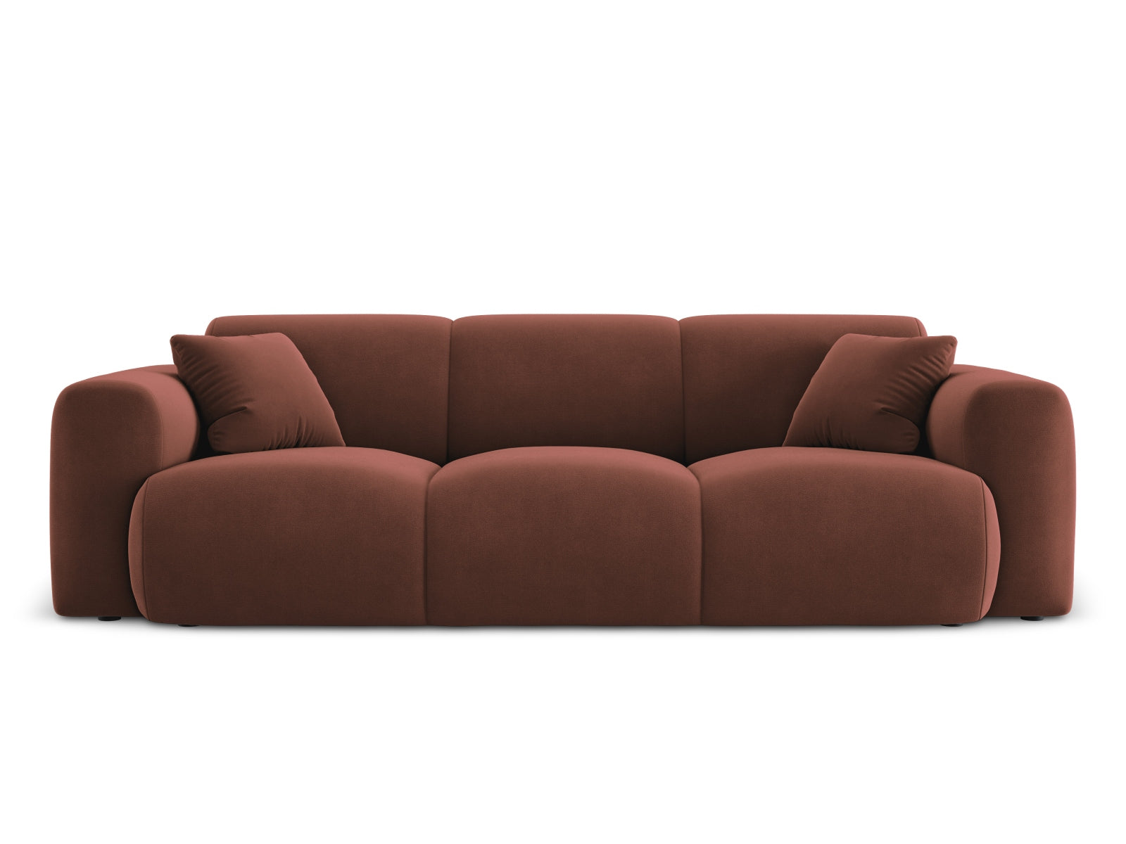 Molino Velour Sofa 3 Sitzer in Cuoio präsentiert im Onlineshop von KAQTU Design AG. 3er Sofa ist von Micadoni