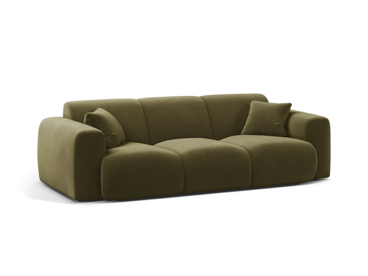 Molino Velour Sofa 3 Sitzer in Light Green-Casino präsentiert im Onlineshop von KAQTU Design AG. 3er Sofa ist von Micadoni