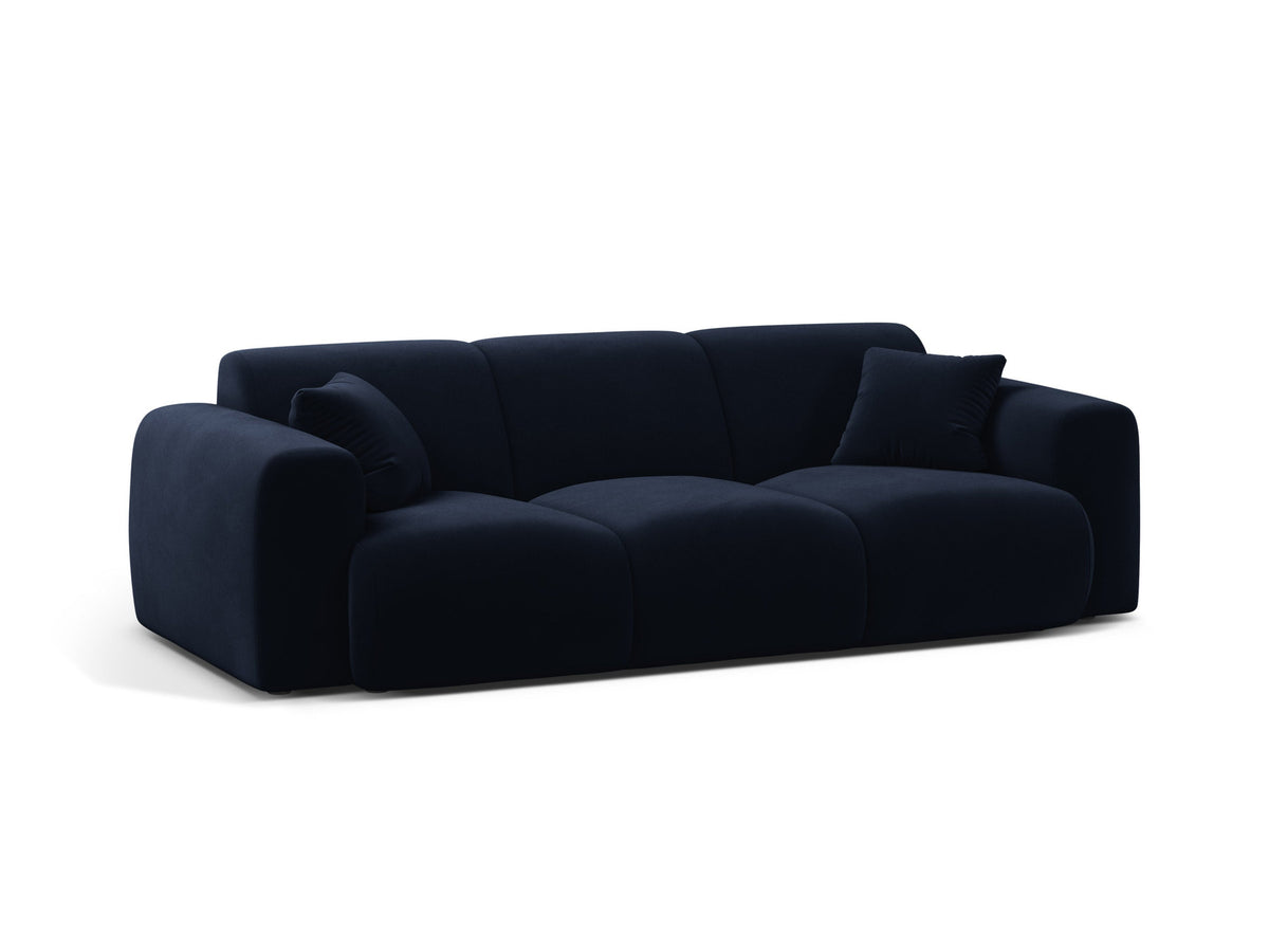 Molino Velour Sofa 3 Sitzer in Royal Blue-Casino präsentiert im Onlineshop von KAQTU Design AG. 3er Sofa ist von Micadoni
