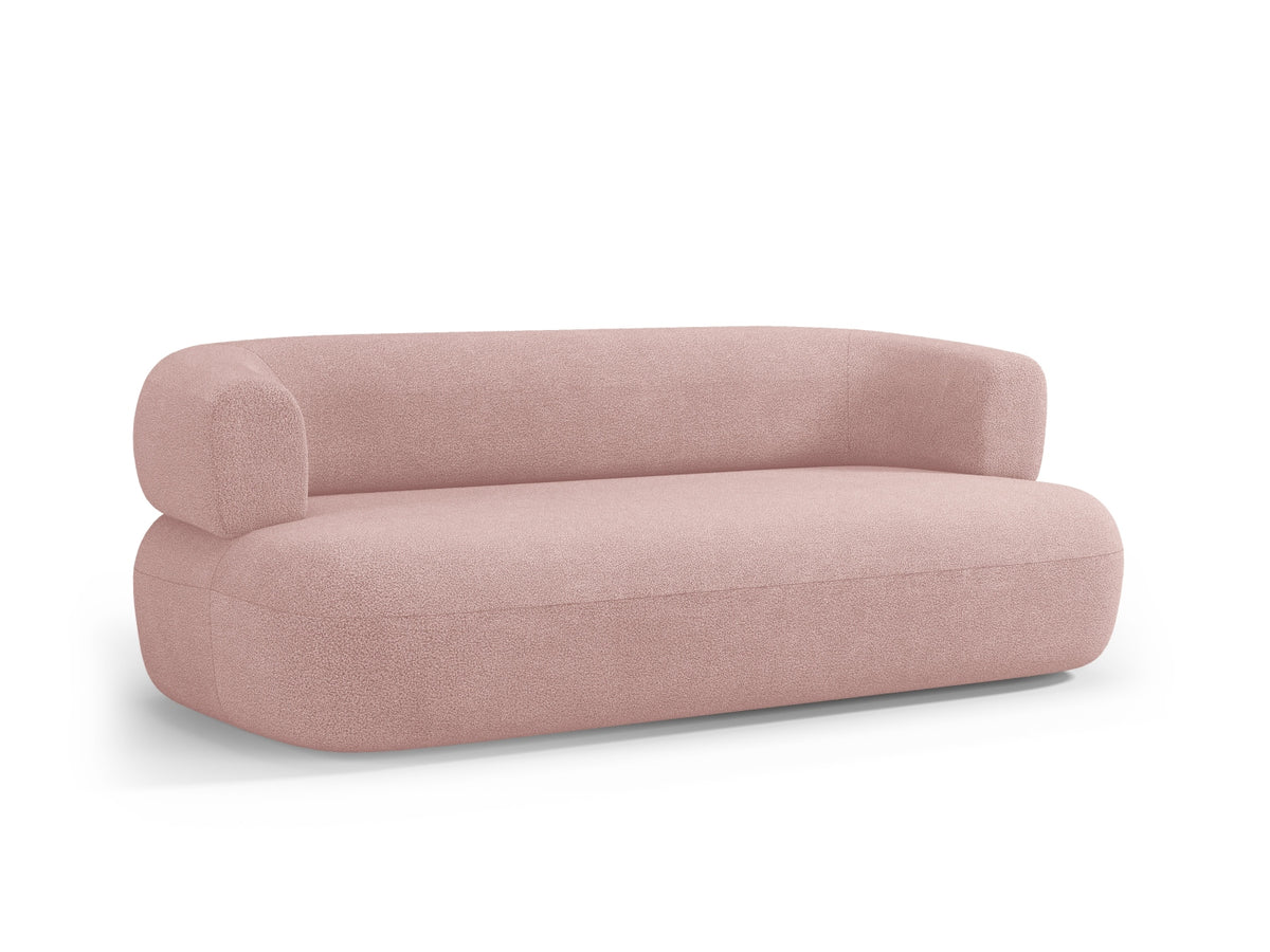 Jenny Boucle Sofa 3 Sitzer in Powder Pink-Now or Never präsentiert im Onlineshop von KAQTU Design AG. 3er Sofa ist von Micadoni