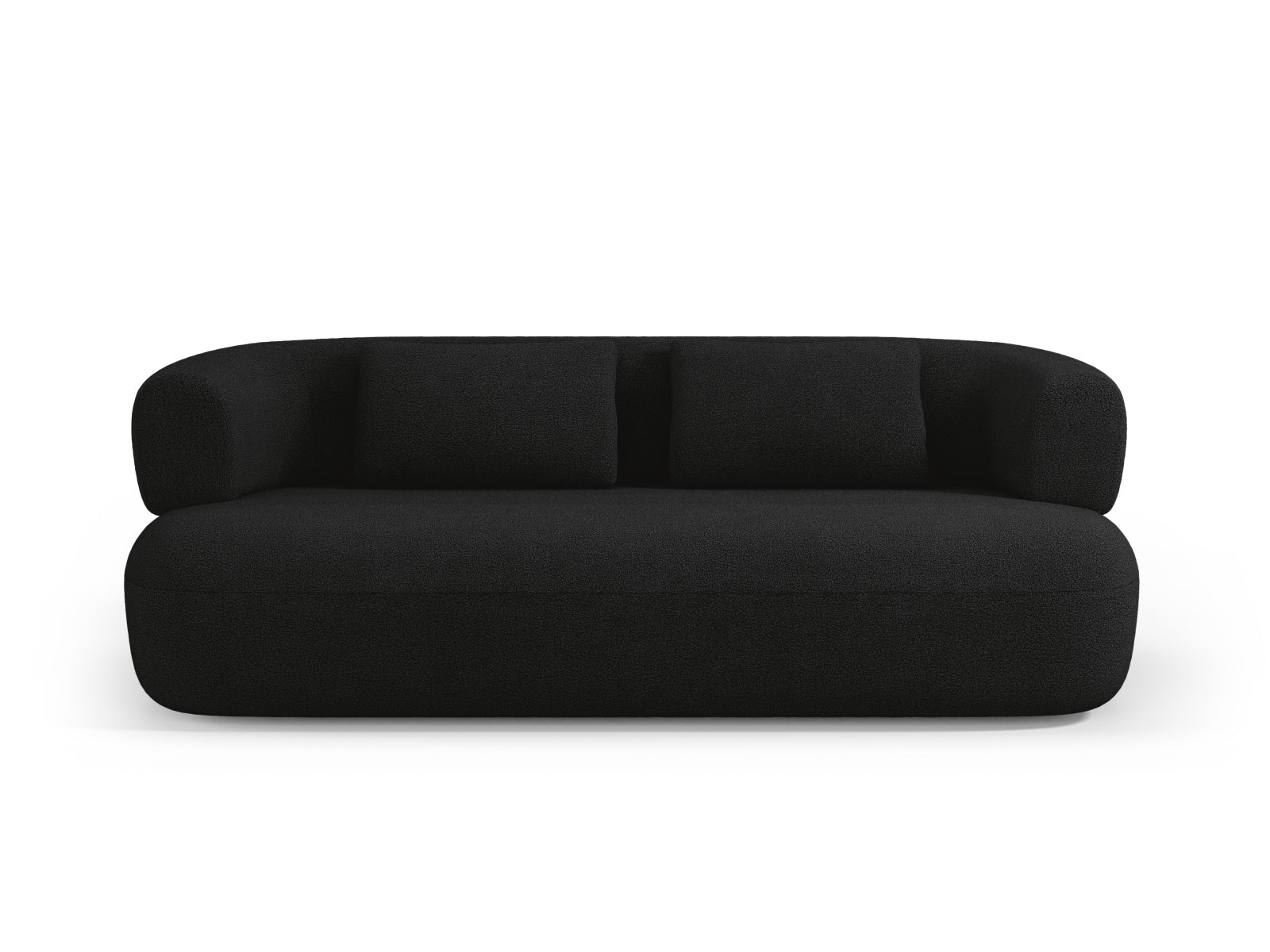 Jenny Boucle Sofa 3 Sitzer in Black-Now or Never präsentiert im Onlineshop von KAQTU Design AG. 3er Sofa ist von Micadoni