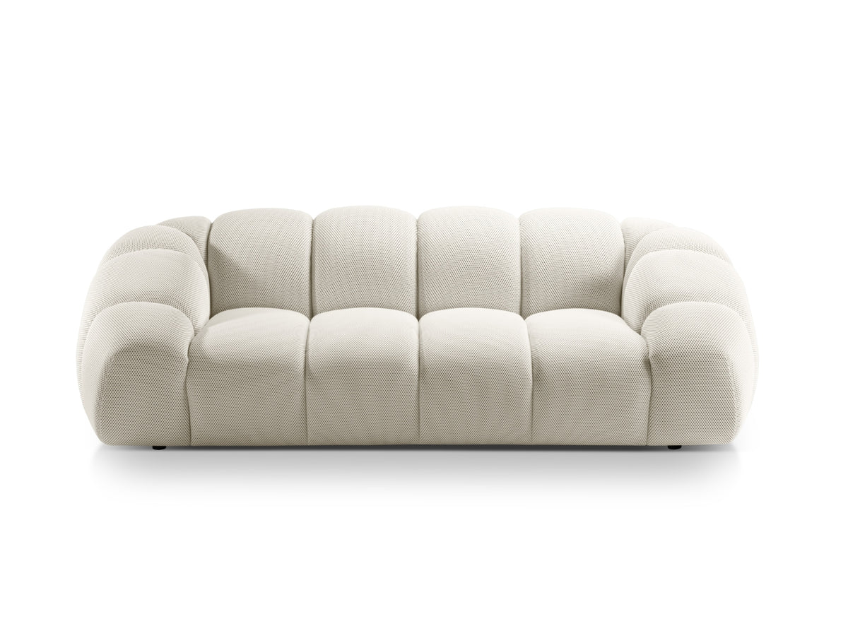 Diana Sofa 3 Sitzer in Light Beige-Sonic präsentiert im Onlineshop von KAQTU Design AG. 3er Sofa ist von Micadoni