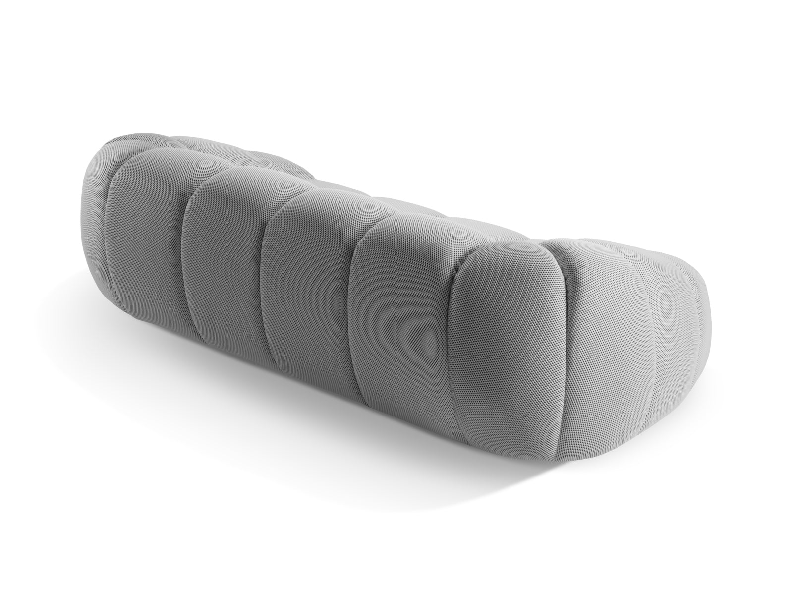 Stilvolles 3-Sitzer Sofa "Diana" von Micadoni in edlem Silver-Sonic, perfekt für ein modernes Wohnambiente und entspannte Stunden.