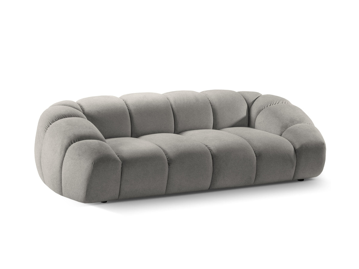Diana Sofa 3 Sitzer in Light Grey-Bubble präsentiert im Onlineshop von KAQTU Design AG. 3er Sofa ist von Micadoni