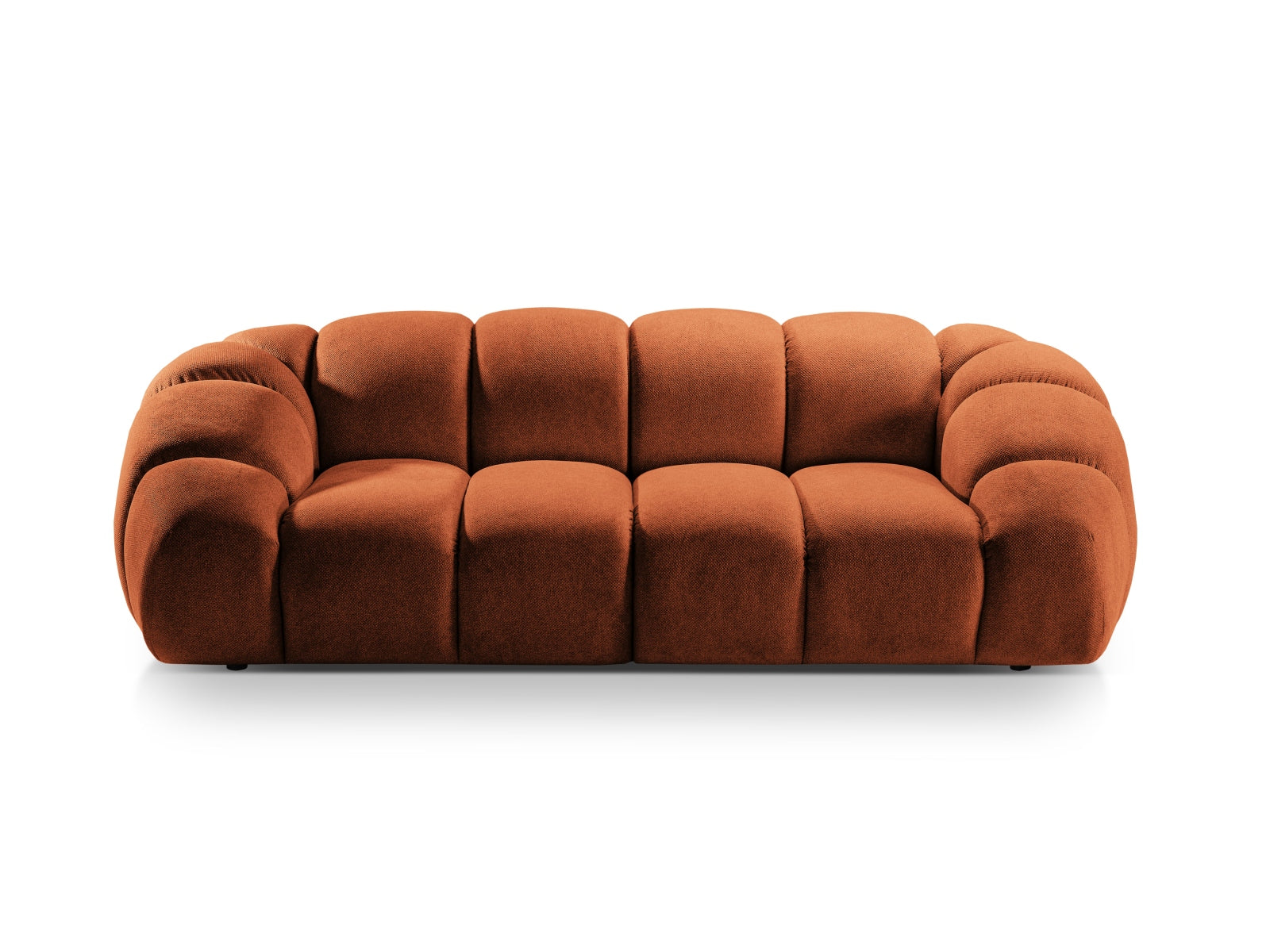 Diana Sofa 3 Sitzer in Terracotta-Bubble präsentiert im Onlineshop von KAQTU Design AG. 3er Sofa ist von Micadoni