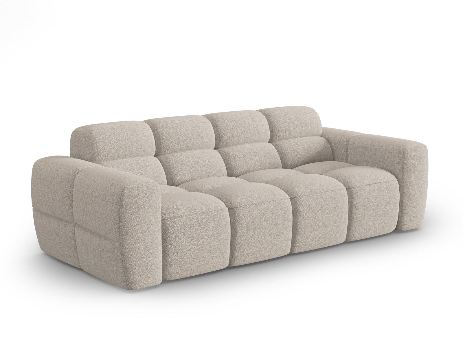 Entdecken Sie das elegante Lisa Sofa 3 Sitzer von Micadoni. Hochwertiger Velours und zeitgemässes Design vereinen sich für ultimativen Sitzkomfort.