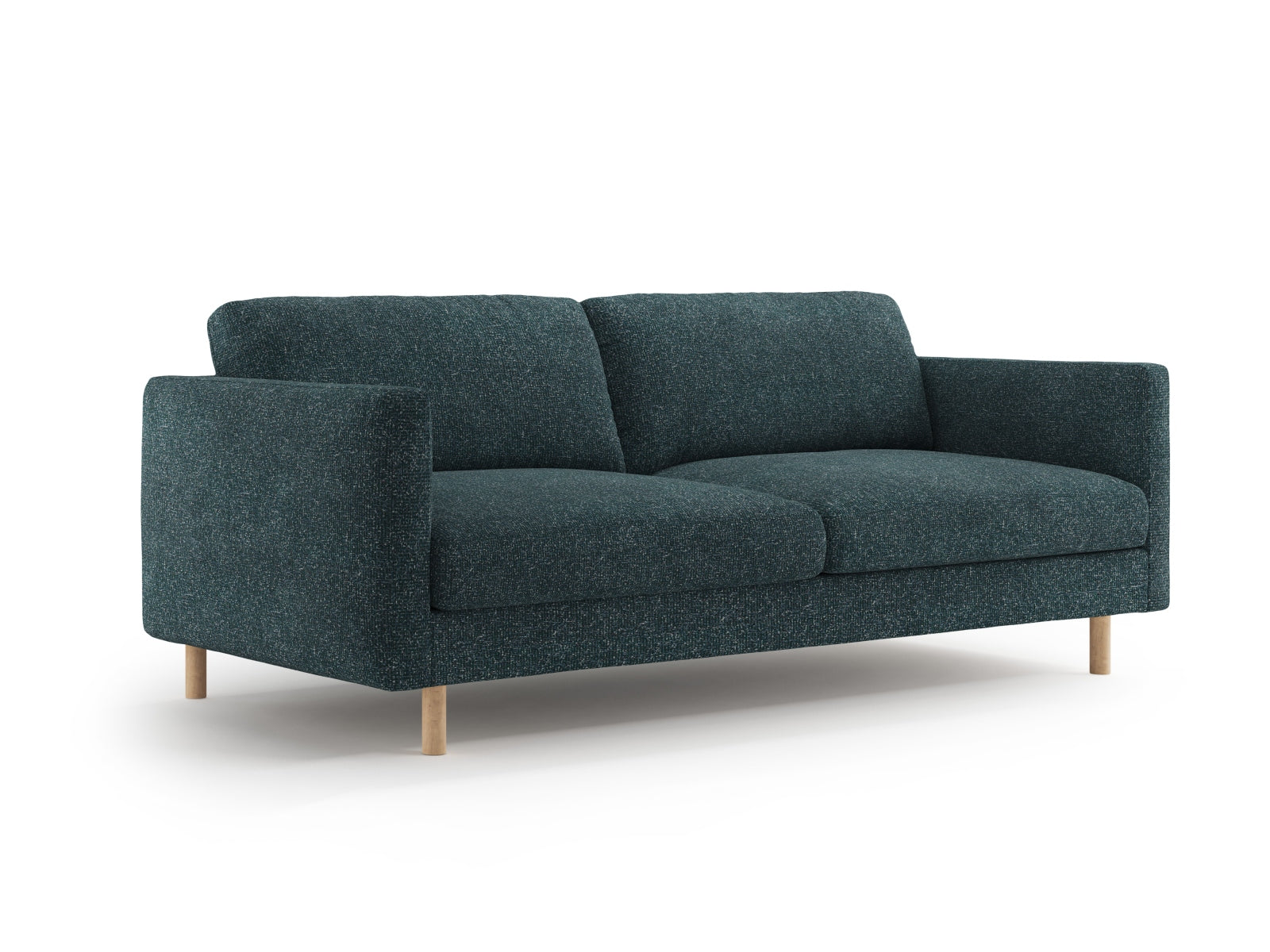 Elegantes Eden Sofa 3 Sitzer in einem stilvollen Green Blue Melange, ideal für moderne Wohnräume, präsentiert von Micadoni.