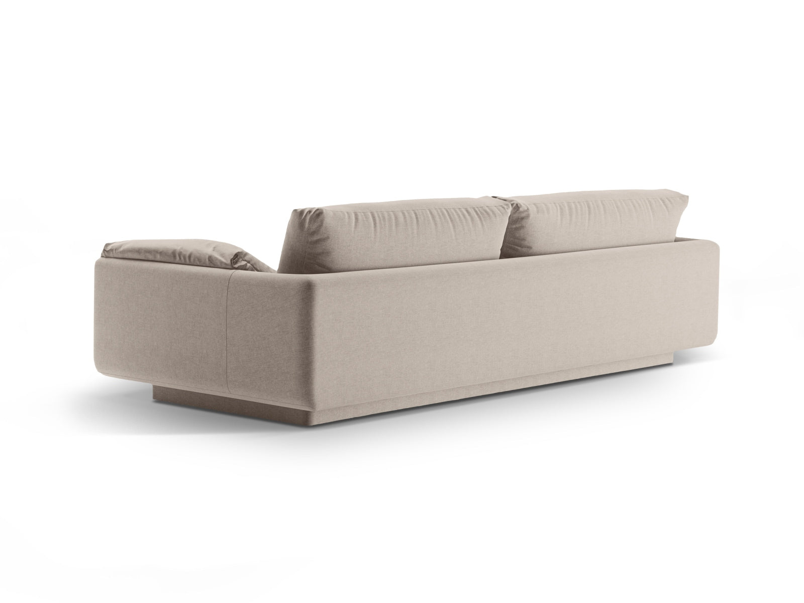 Stilvolles 3-Sitzer Sofa Torino in sanftem Beige von Micadoni, perfekt für moderne Wohnzimmer und entspannte Stunden.