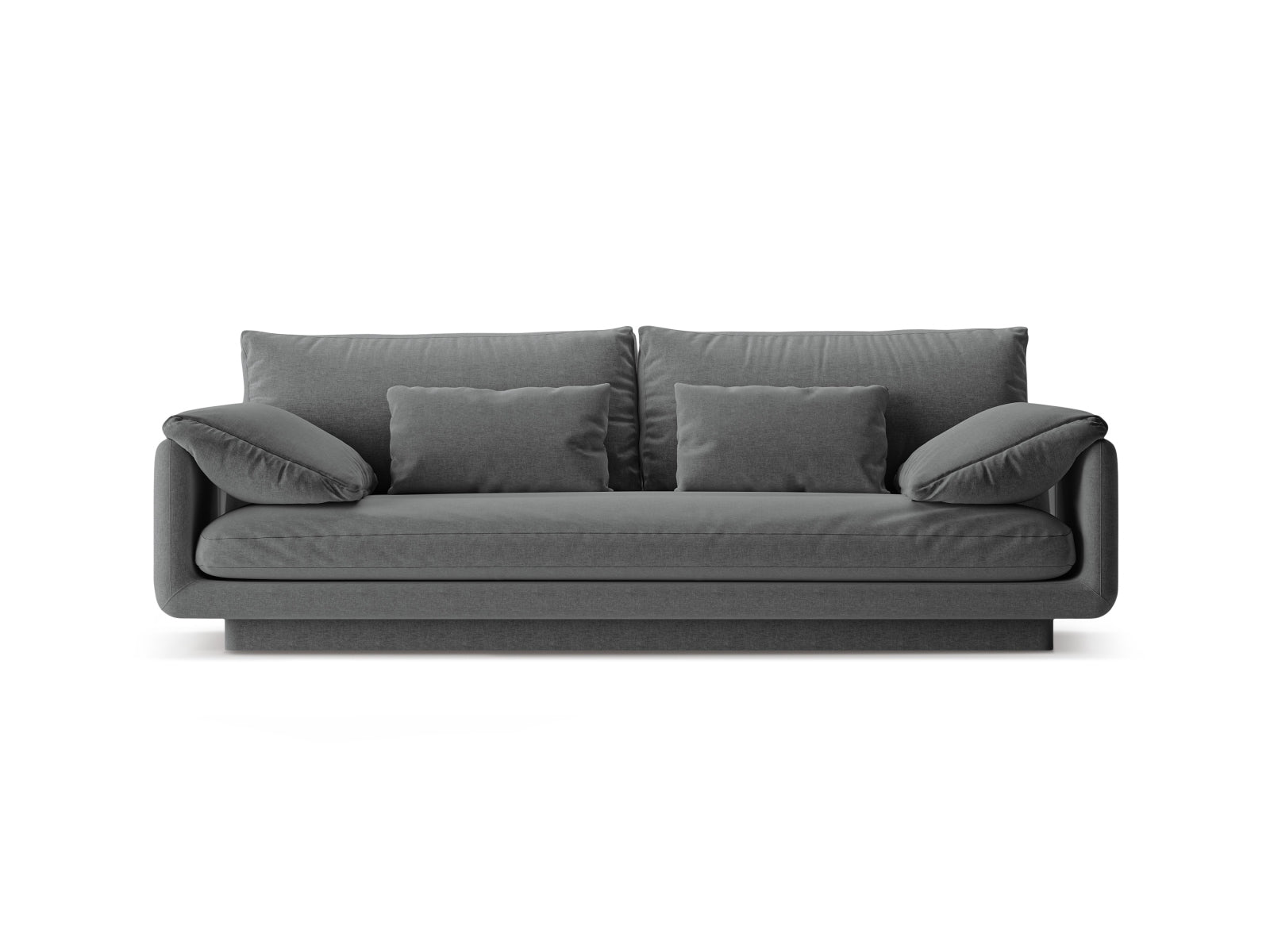 Torino Sofa 3 Sitzer in Dark Grey präsentiert im Onlineshop von KAQTU Design AG. Sofa ist von Micadoni