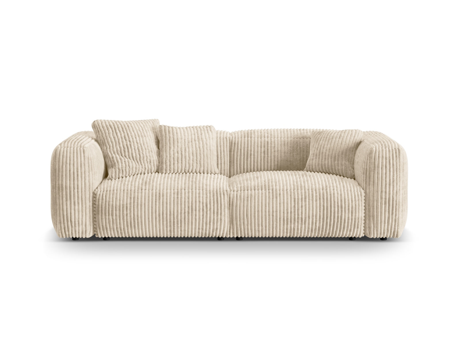 Martina Modulares Sofa 3 Sitzer in Light Beige-Tilia präsentiert im Onlineshop von KAQTU Design AG. 3er Sofa ist von Micadoni