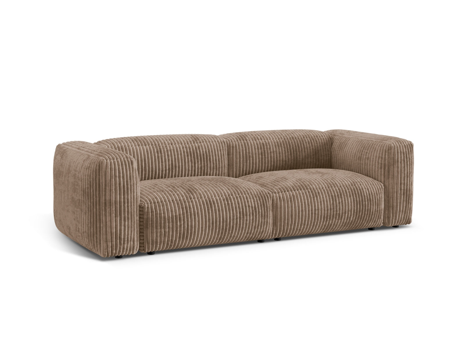 Elegantes Martina 3-Sitzer Sofa von Micadoni in Acorn-Tilia, ideal für stilvolle Wohnräume und modernes Design.