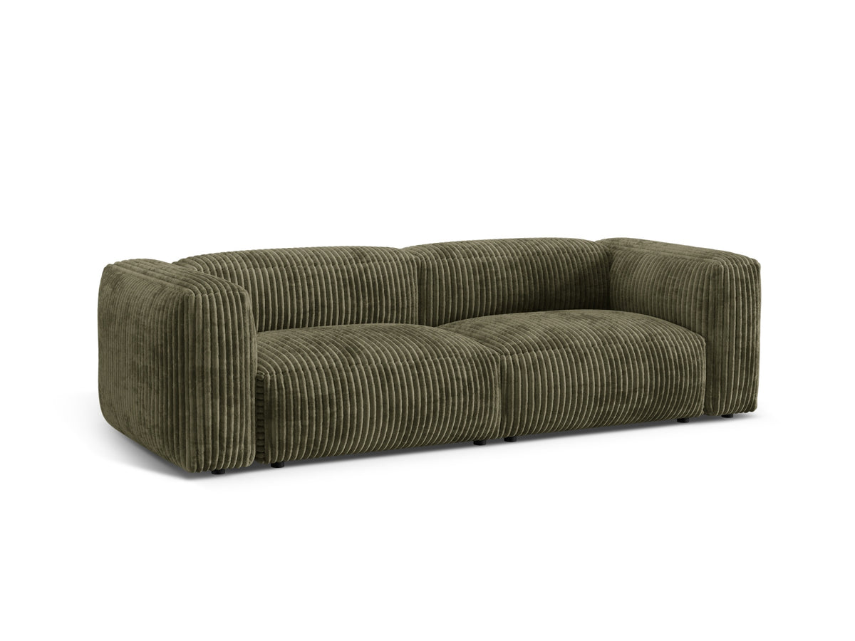 Martina Modulares Sofa 3 Sitzer in Moss Green-Tilia präsentiert im Onlineshop von KAQTU Design AG. 3er Sofa ist von Micadoni