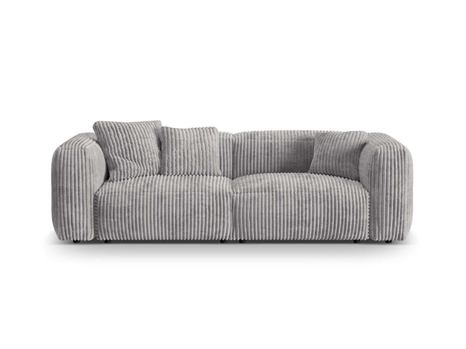 Martina Modulares Sofa 3 Sitzer in Light Grey-Tilia präsentiert im Onlineshop von KAQTU Design AG. 3er Sofa ist von Micadoni