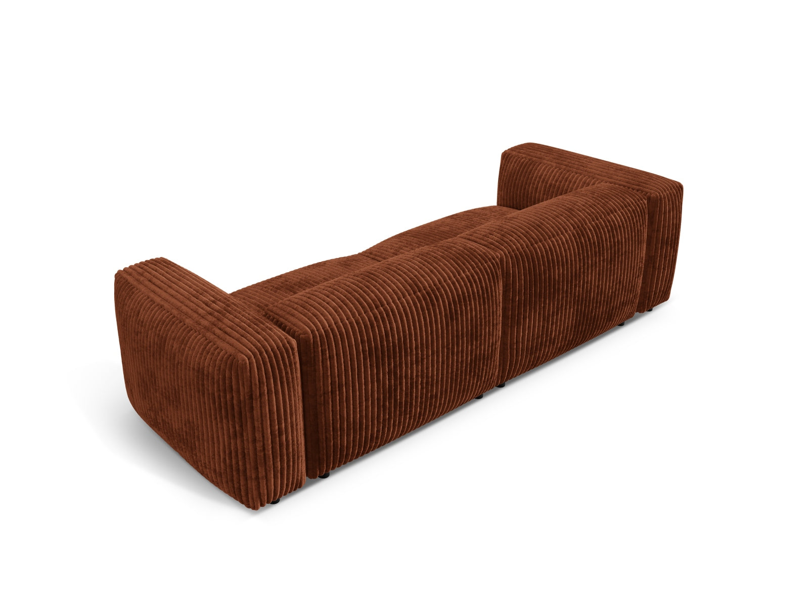 Stylisches Martina 3-Sitzer Sofa von Micadoni in ansprechendem Brick-Tilia, perfekt für zeitgemäße Wohnkonzepte und flexible Einrichtungslösungen.