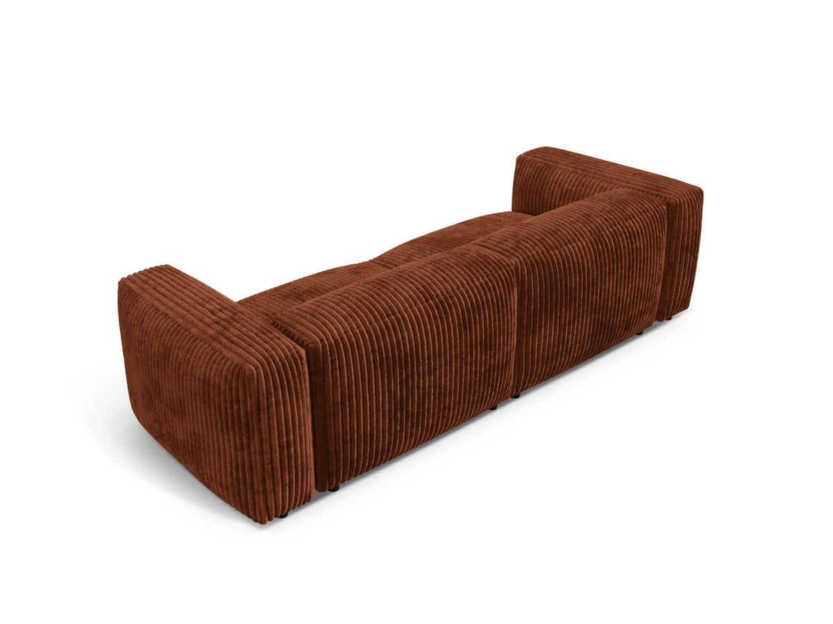 Martina Modulares Sofa 3 Sitzer in Brick-Tilia präsentiert im Onlineshop von KAQTU Design AG. 3er Sofa ist von Micadoni