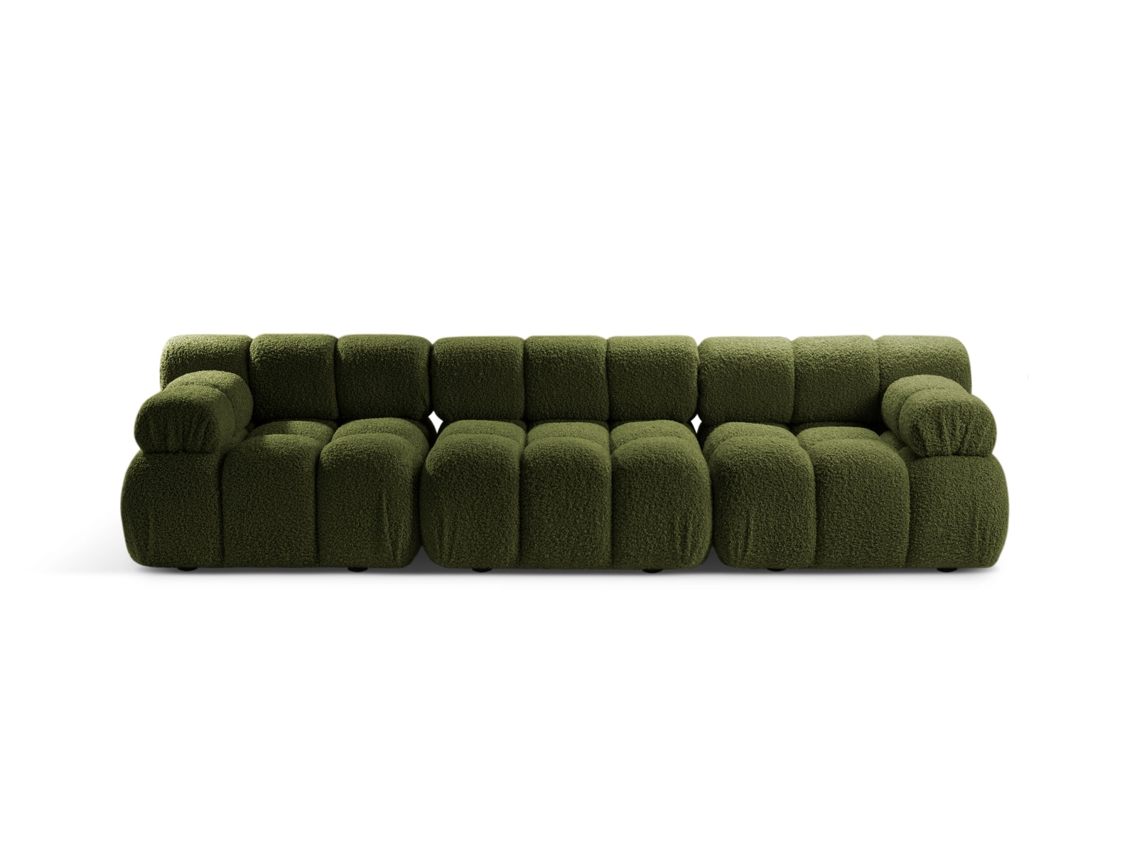 Bellis Boucle modulares Sofa 3 Sitzer 94cm in Green präsentiert im Onlineshop von KAQTU Design AG. 3er Sofa ist von Micadoni