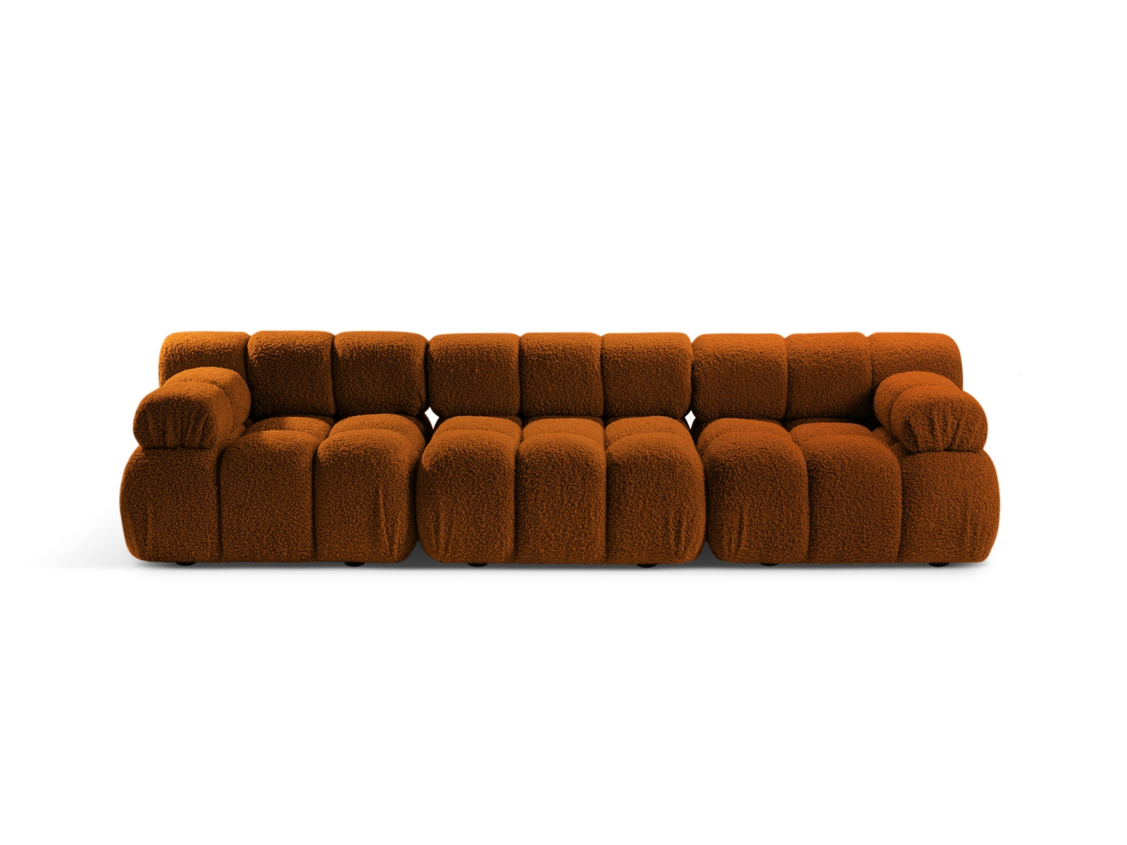 Bellis Boucle modulares Sofa 3 Sitzer 94cm in Brick präsentiert im Onlineshop von KAQTU Design AG. 3er Sofa ist von Micadoni