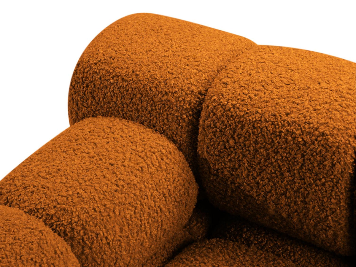 Bellis Boucle modulares Sofa 3 Sitzer 94cm in Brick-Rolf präsentiert im Onlineshop von KAQTU Design AG. 3er Sofa ist von Micadoni