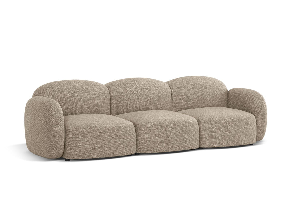 3-Sitzer Sofa Blair in Dark Beige-Eden präsentiert im Onlineshop von KAQTU Design AG. 3er Sofa ist von Micadoni