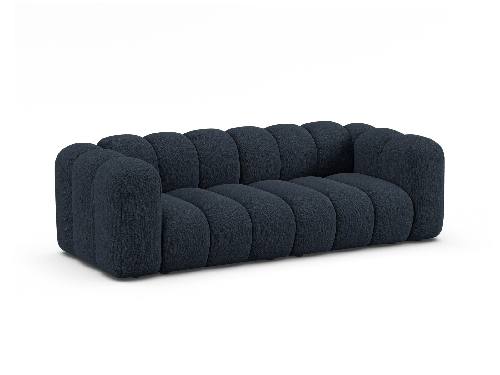 Elegantes Lupine 3-Sitzer Sofa in Navy Blue-Eden, stilvoll und komfortabel, ideal für moderne Wohnräume.
