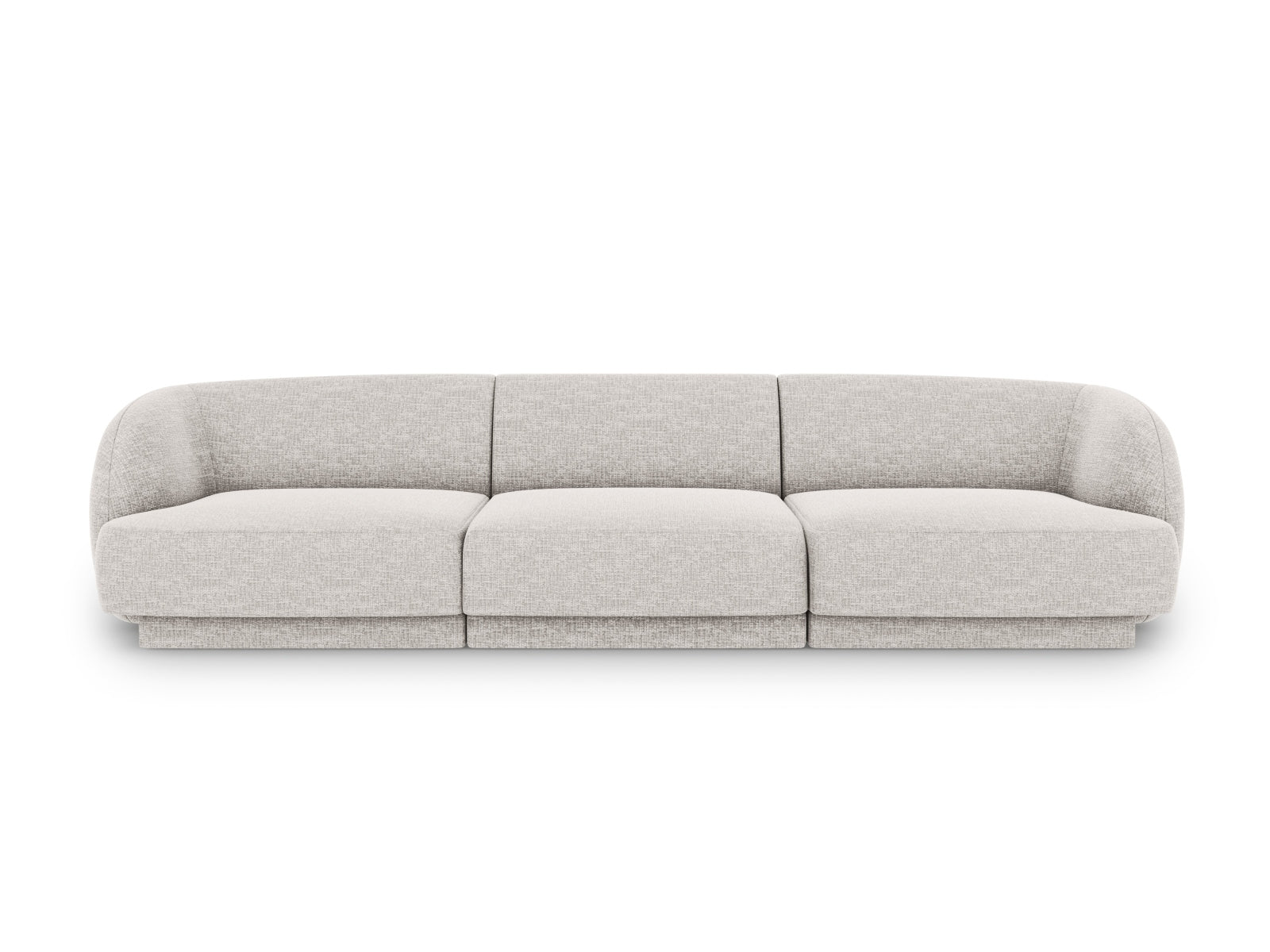 Miley Sofa 3 Sitzer in Silver-Eden präsentiert im Onlineshop von KAQTU Design AG. 3er Sofa ist von Micadoni