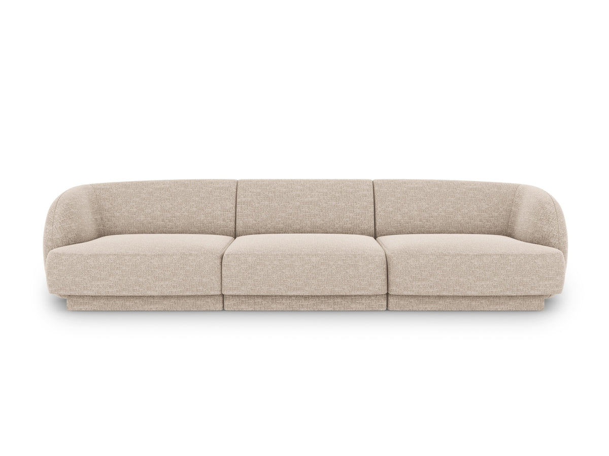 Miley Sofa 3 Sitzer in Beige-Eden präsentiert im Onlineshop von KAQTU Design AG. 3er Sofa ist von Micadoni