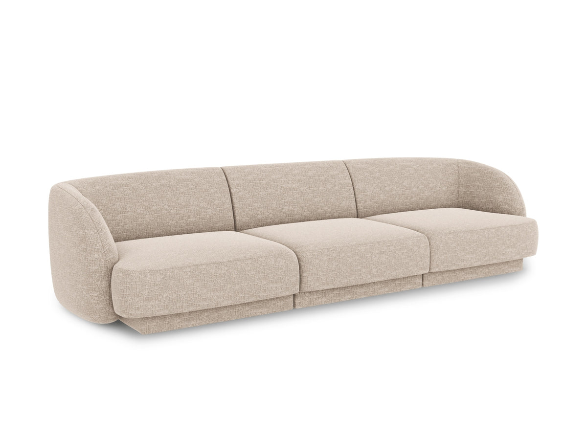 Miley Sofa 3 Sitzer in Beige-Eden präsentiert im Onlineshop von KAQTU Design AG. 3er Sofa ist von Micadoni