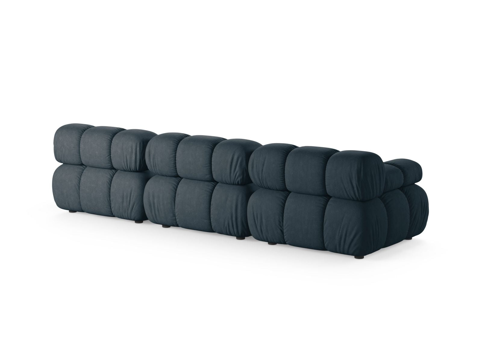 Elegantes 3-Sitzer Sofa Bellis in trendigem Petrol, ideal für gemütliche Stunden und stilvolle Einrichtungsideen.