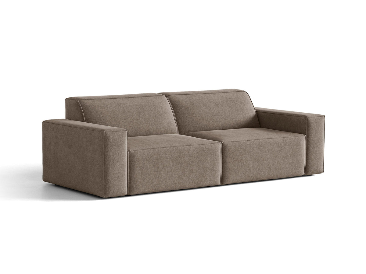 3-Sitzer Modular Sofa Jodie in Cappuccino-Liberty präsentiert im Onlineshop von KAQTU Design AG. 3er Sofa ist von Micadoni