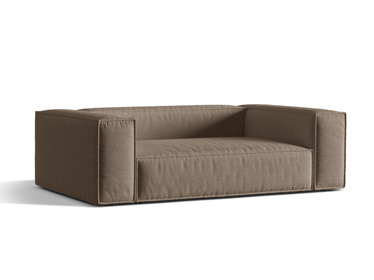 3-Sitzer Sofa Nuria in Cappuccino-Liberty präsentiert im Onlineshop von KAQTU Design AG. 3er Sofa ist von Micadoni