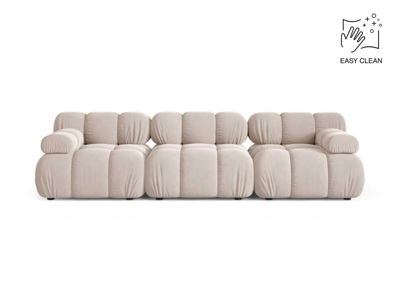 3-Sitzer Modular Sofa Bellis in Light Beige-Venus präsentiert im Onlineshop von KAQTU Design AG. 3er Sofa ist von Micadoni