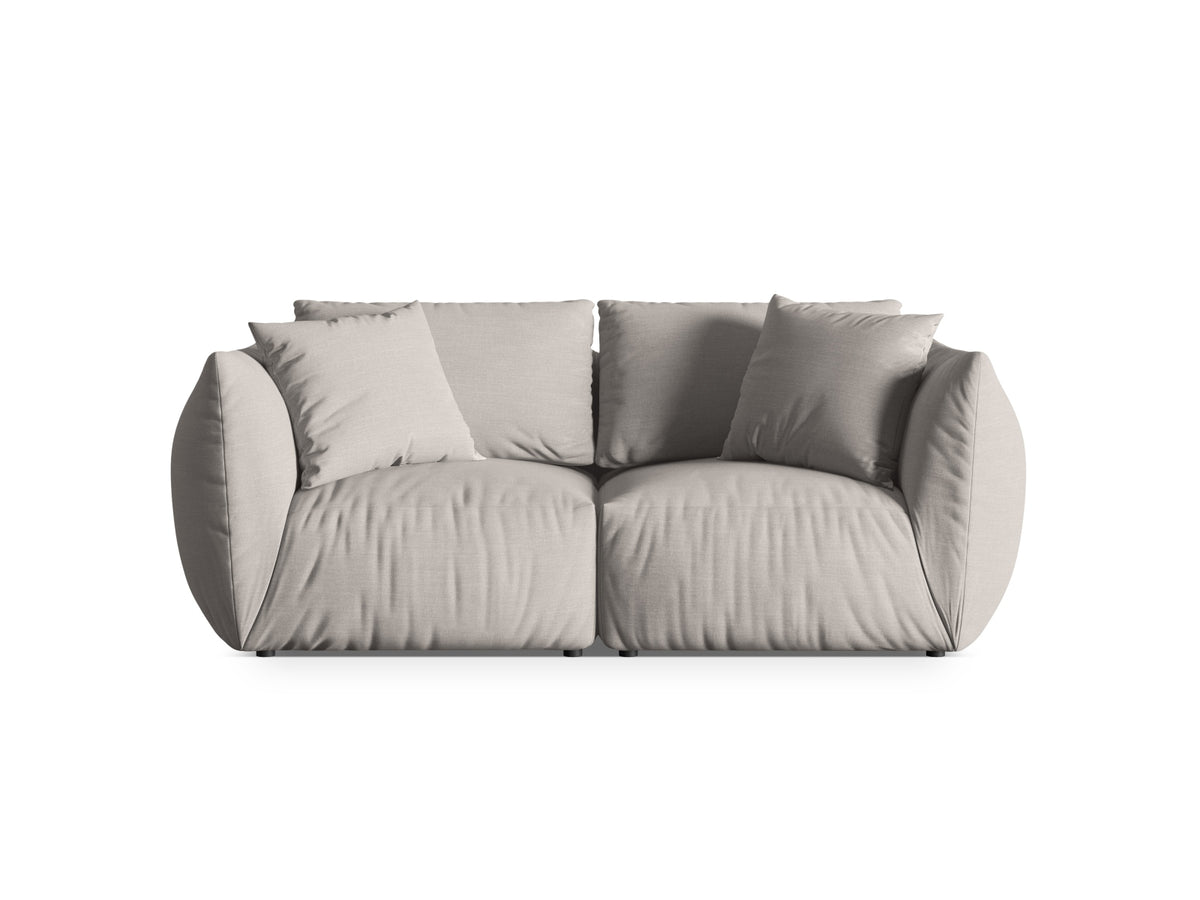 Chris Modular Sofa 3 Sitzer in Natural-LINS präsentiert im Onlineshop von KAQTU Design AG. 3er Sofa ist von Micadoni