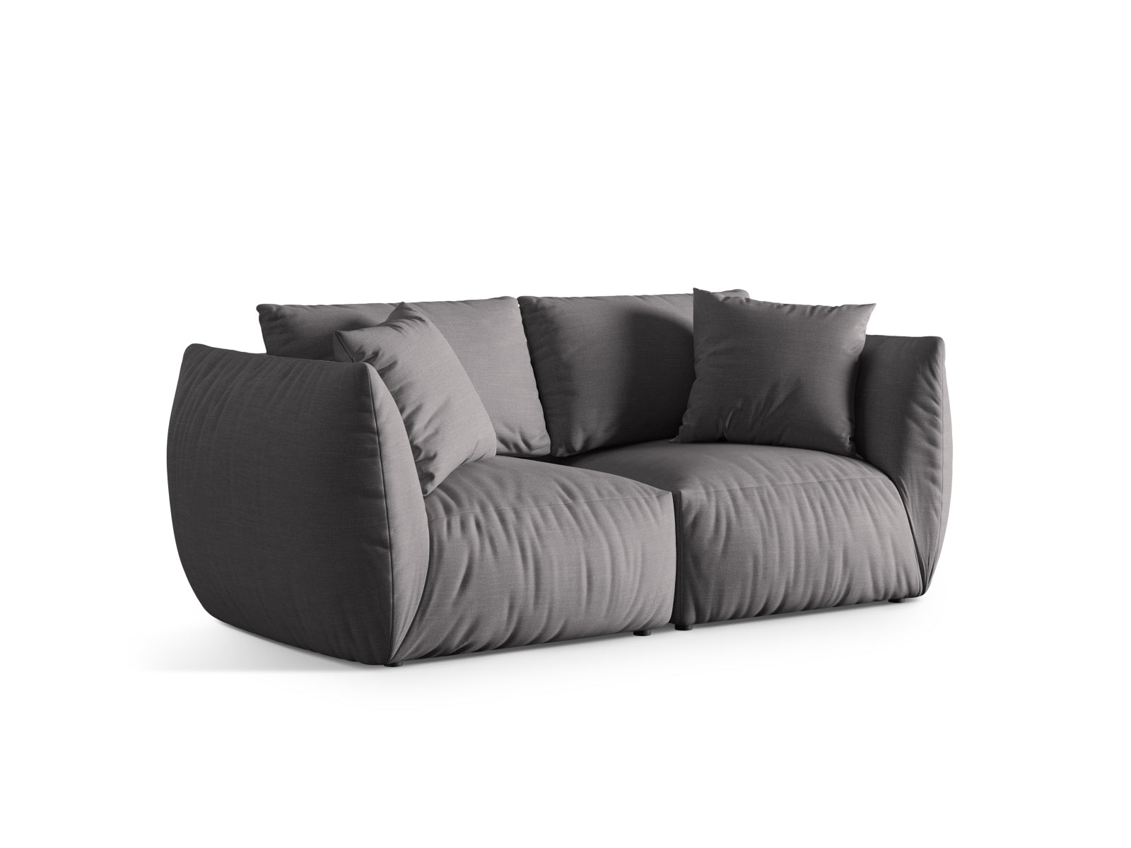 Modernes 3-Sitzer Sofa "Chris" in sanften Sandtönen, perfekt für gemütliche und stilvolle Wohnambiente von Micadoni.