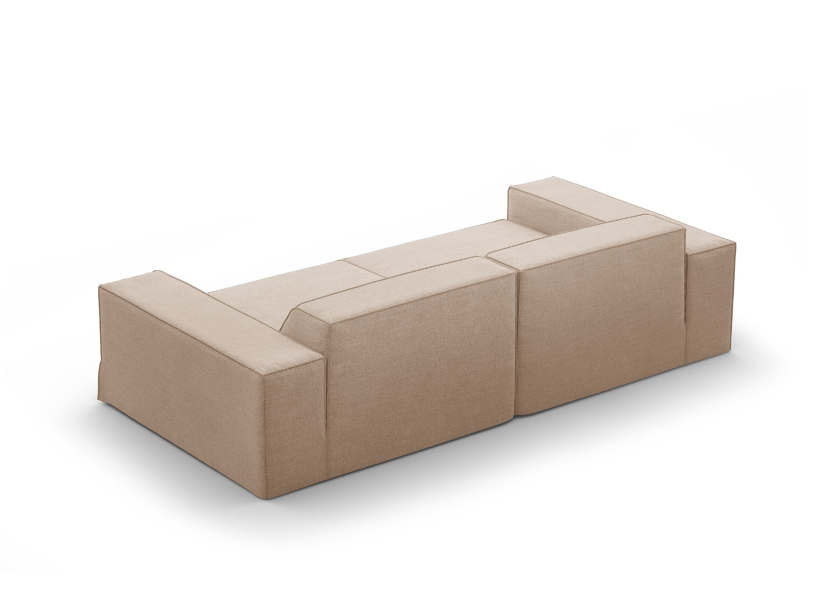 Jodie Modular Sofa 3 Sitzer in Sand präsentiert im Onlineshop von KAQTU Design AG. Modulares Sofa ist von Micadoni