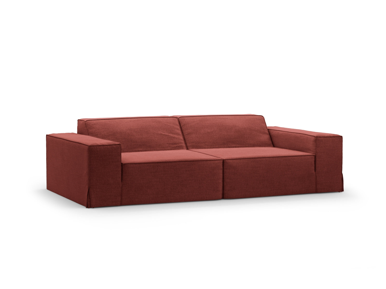 Jodie Modular Sofa 3 Sitzer in Cherrywood präsentiert im Onlineshop von KAQTU Design AG. Modulares Sofa ist von Micadoni