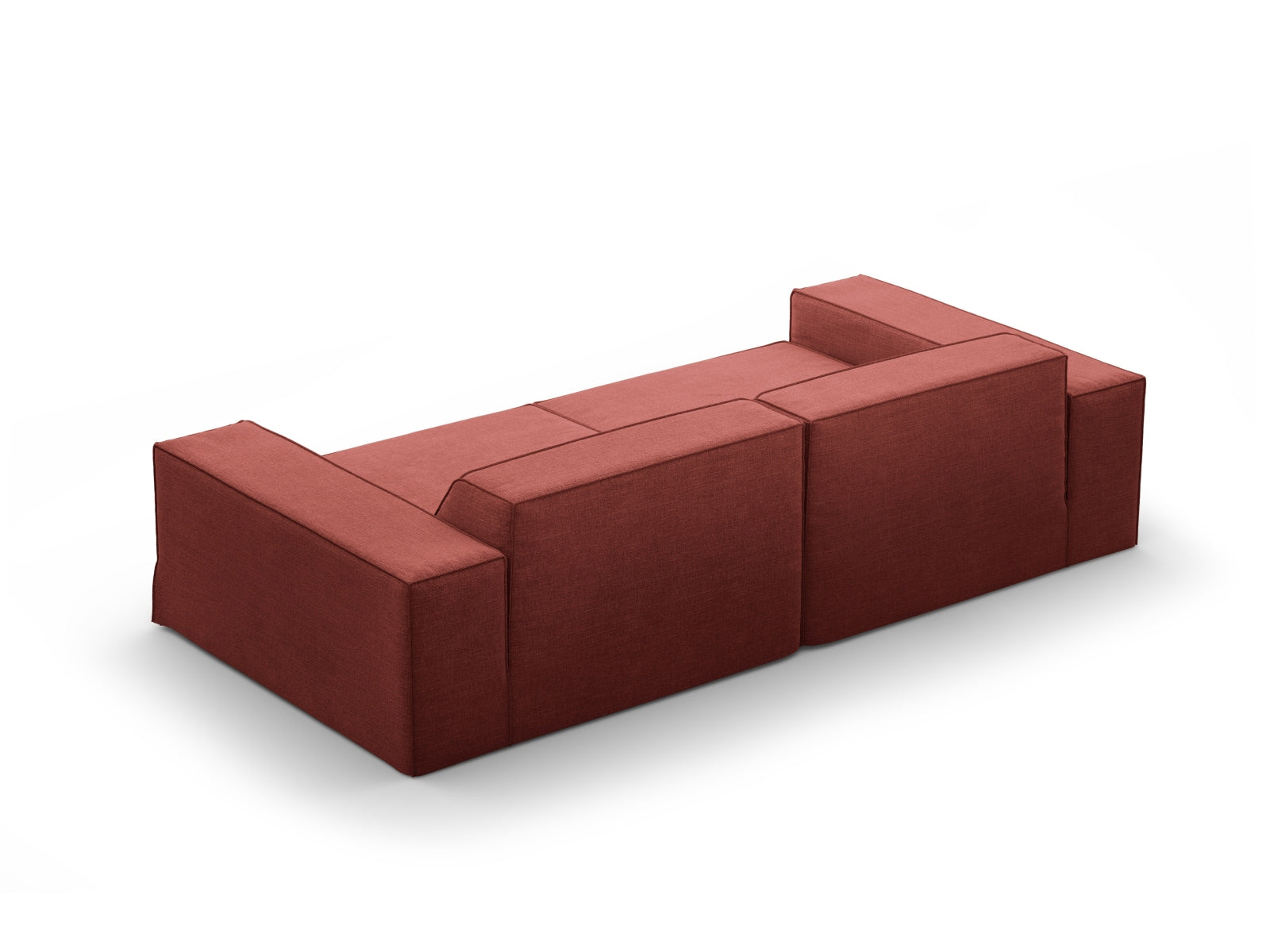 Jodie Modular Sofa 3 Sitzer in Cherrywood präsentiert im Onlineshop von KAQTU Design AG. Modulares Sofa ist von Micadoni