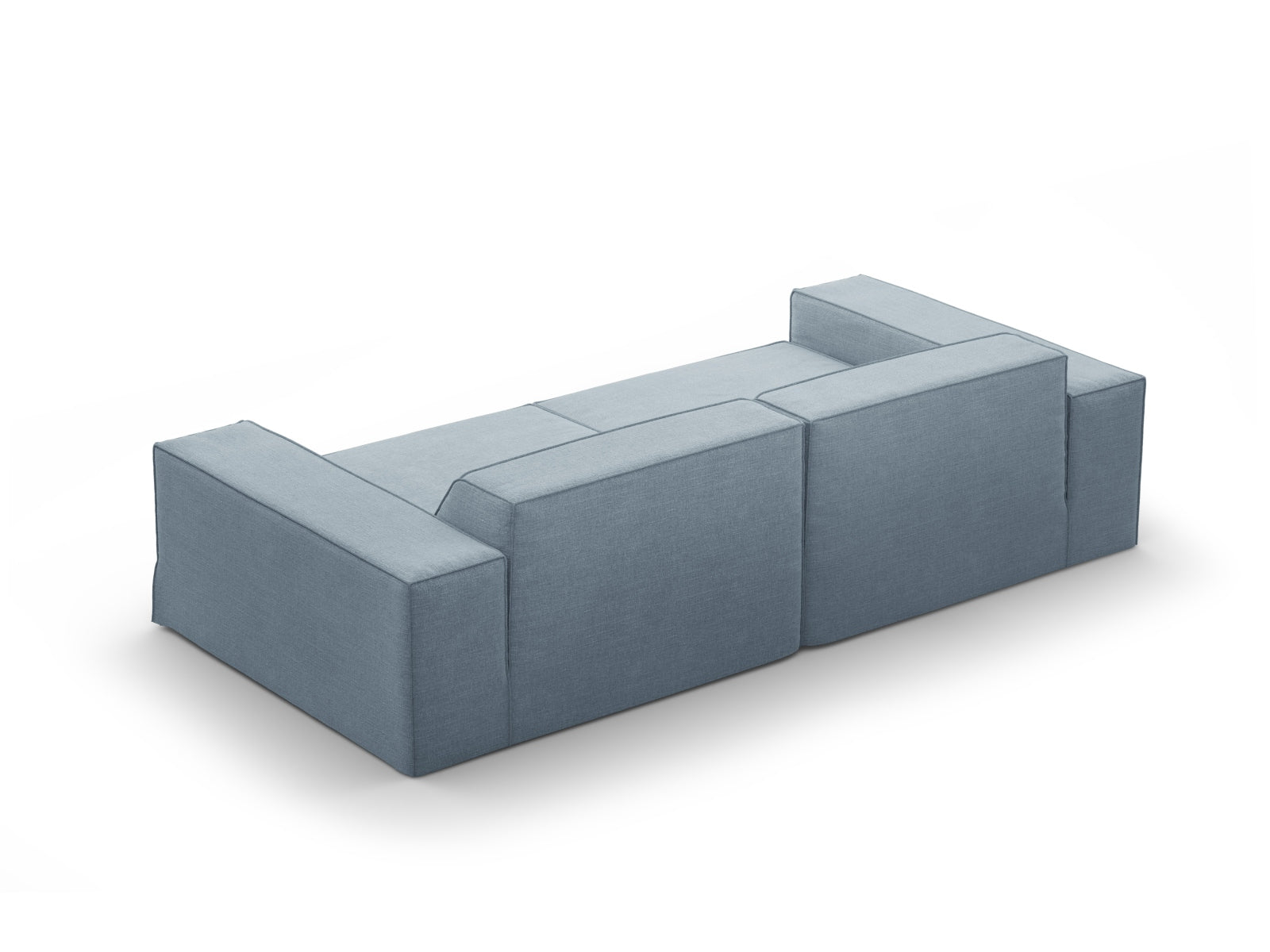 Jodie Modular Sofa 3 Sitzer in Muted Blue präsentiert im Onlineshop von KAQTU Design AG. Modulares Sofa ist von Micadoni