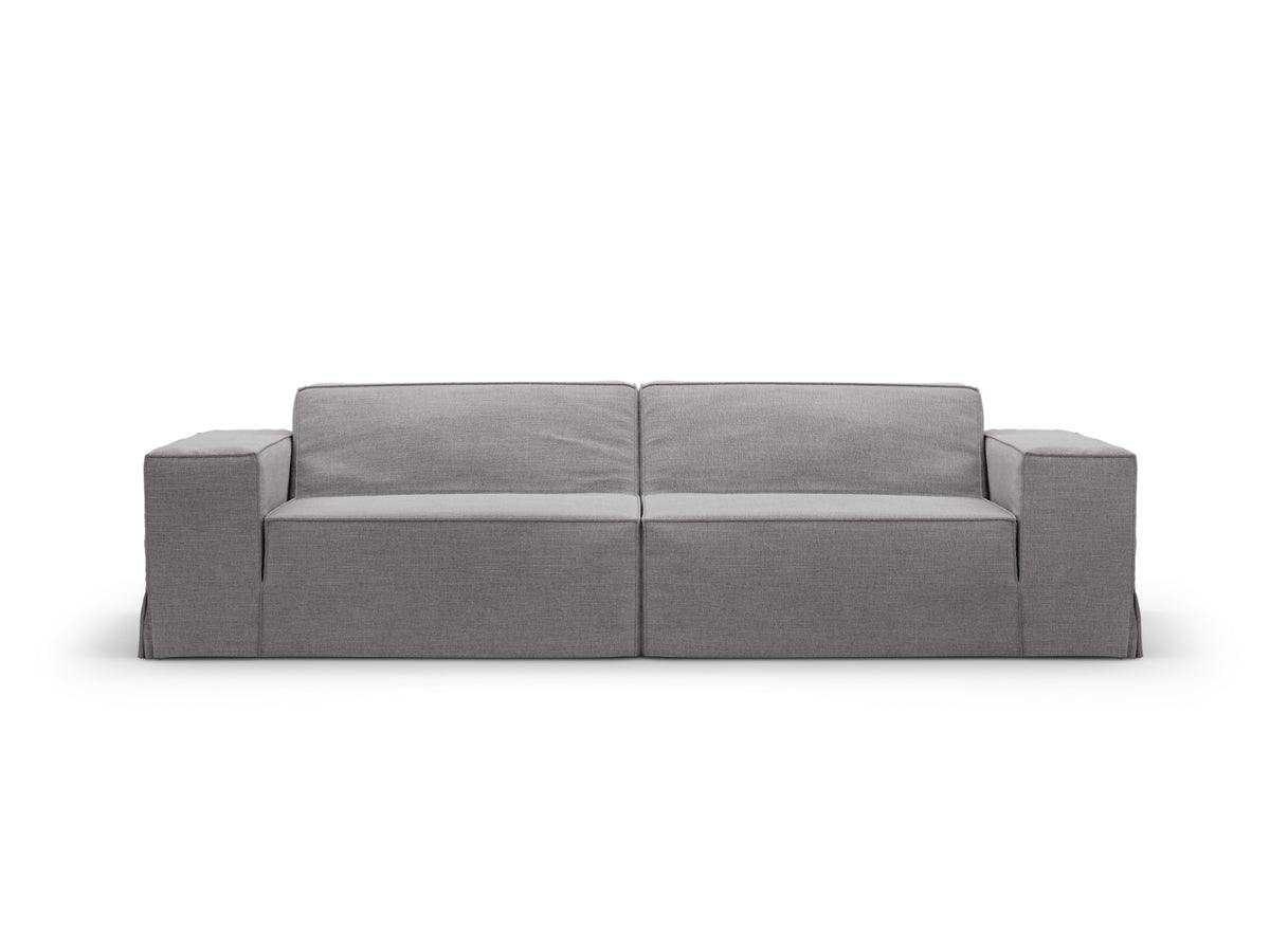 Jodie Modular Sofa 3 Sitzer mit abnehmbaren Bezug in Warm grey-LINS präsentiert im Onlineshop von KAQTU Design AG. 3er Sofa ist von Micadoni